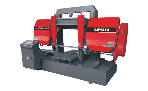 灵山GW4250双柱龙门卧式带锯床