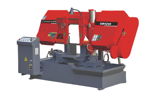 灵山GW4240双柱卧式带锯床